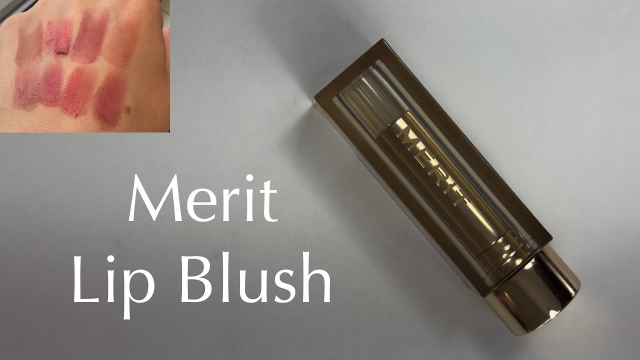 Обзор и свотчи помады Merit Lip Blush! Мои губы, но... другого цвета? #meritbeauty