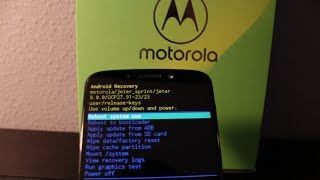 Motorola Moto G6 play      HARD RESET and Recovery mode screenshot 5