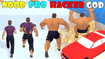 NOOB vs PRO vs HACKER vs GOD - Rage Control 3D