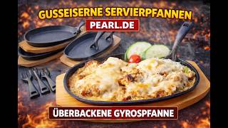 Tornwald-Schmiede gusseiserne Servierpfännchen: - überbackenes Pfannengyros