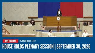 Information LIVE: House holds plenary session | September 30, 2026 Guide