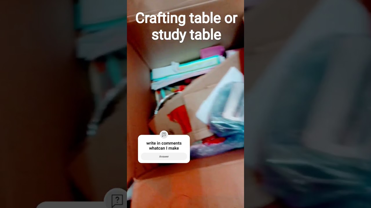 my new study table or crafting table