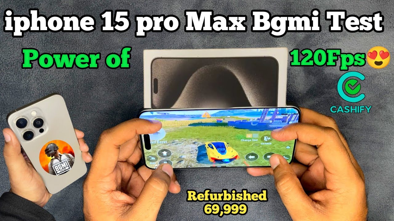 iphone 15 pro Max Bgmi Test in 2026 😱 120fps Buy or Not ?