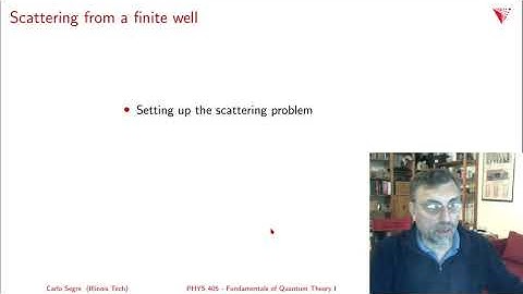 2.13 Scattering from a finite square well