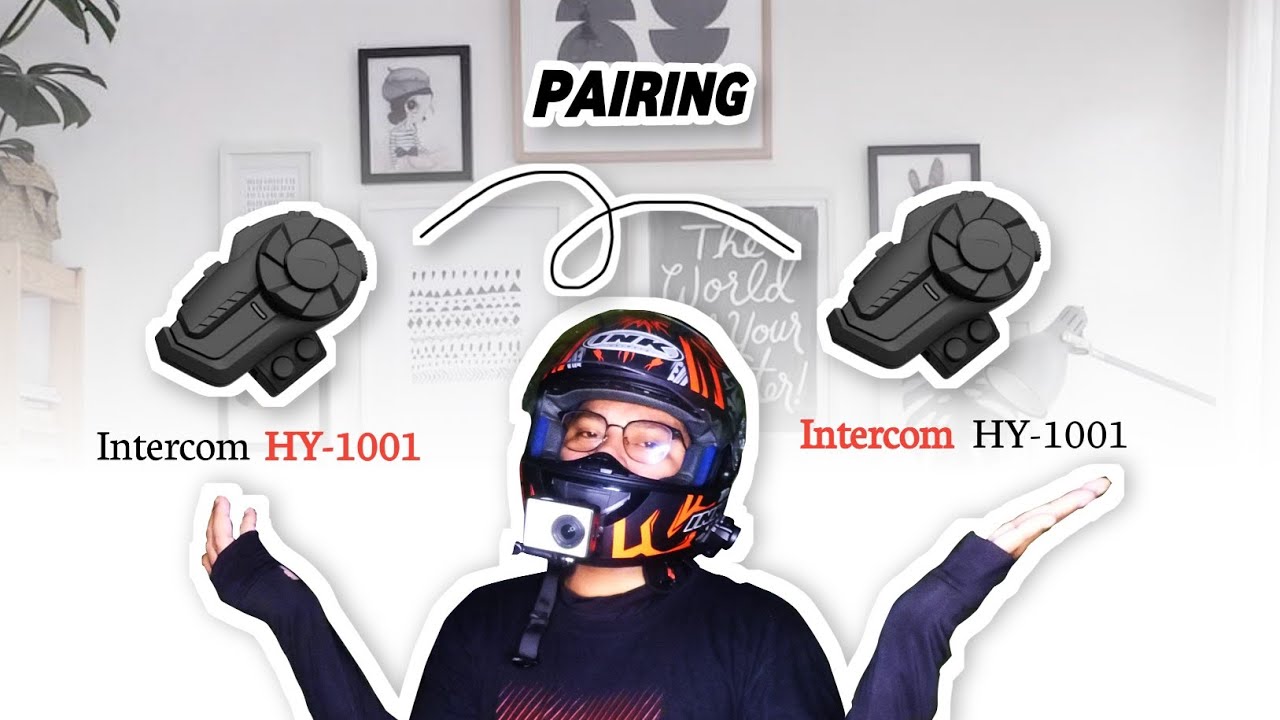 CARA PAIRING INTERCOM HY-1001 - YouTube