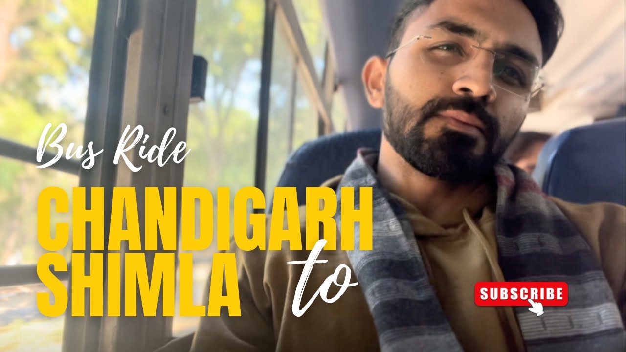 Solo Chandigarh to Shimla Bus Journey | HRTC Bus | Unexpected Views