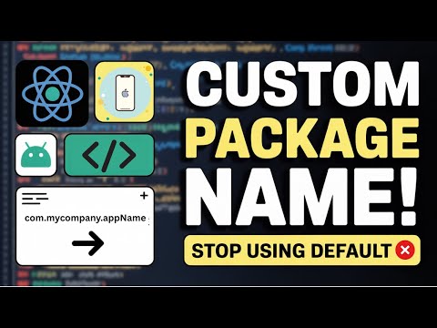 Stop Using Default Package Names in React Native! (Do This Instead 🚀) in Hindi