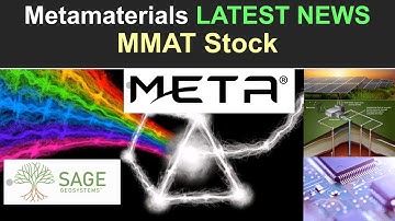 📈 Metamaterials NEWS: Collaboration with Sage on Thermo-Electric Generator System (MMAT Stock)