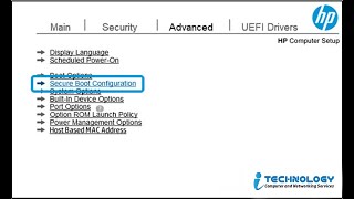 ازاي تفعل ال UEFI و الـ Secure Boot في اجهزة الـ hp screenshot 3