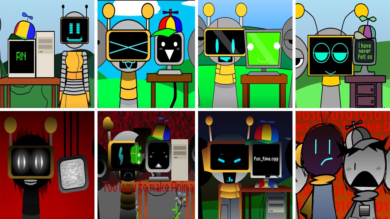 Incredibox - Sprunki but MIX FUN BOT and MR FUN COMPUTER in ALL ...