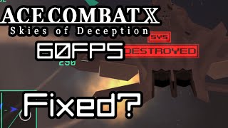 Ace Combat X 60FPS Patch - Fixed (sort of)