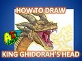 How to Draw GHIDORAH'S HEAD