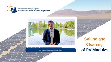 Soiling and Cleaning of PV Modules, Interview Thore Müller, IEA PVPS Task 13 Expert