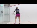 Squash tips: Two wall boast technique!
