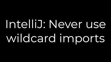 Java :IntelliJ: Never use wildcard imports(5solution)