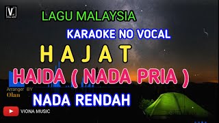 KARAOKE HAJAT NADA PRIA | HAJAT HAIDA