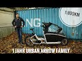 Ein Jahr Urban Arrow Family & 1800 km! Wie schlägt sich der Cargobike-Klassiker in 2020?