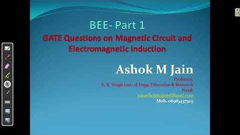 BEE | GATE Questions on Magnetic Circuit and Electromagnetic Induction Part 1 | Unit 1 - Lecture 11