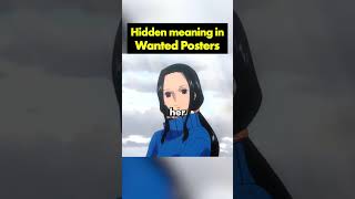 One Piece wanted posters hidden meanings One Piece wanted posters hidden meanings