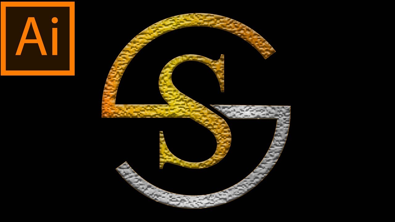 How to make s design logo | adobe illustrator | easy for beginners