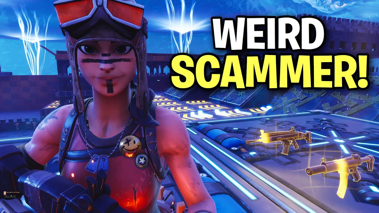 Extremely Weird scammer scams himself! ð (Scammer Get Scammed) Fortnite