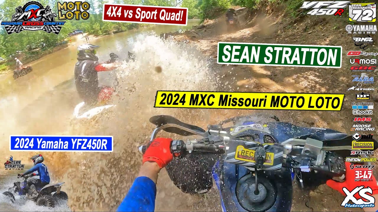 MXC ATV XC Racing Rd3 Moto Loto Sean Stratton 35+ Vet B YFZ450R