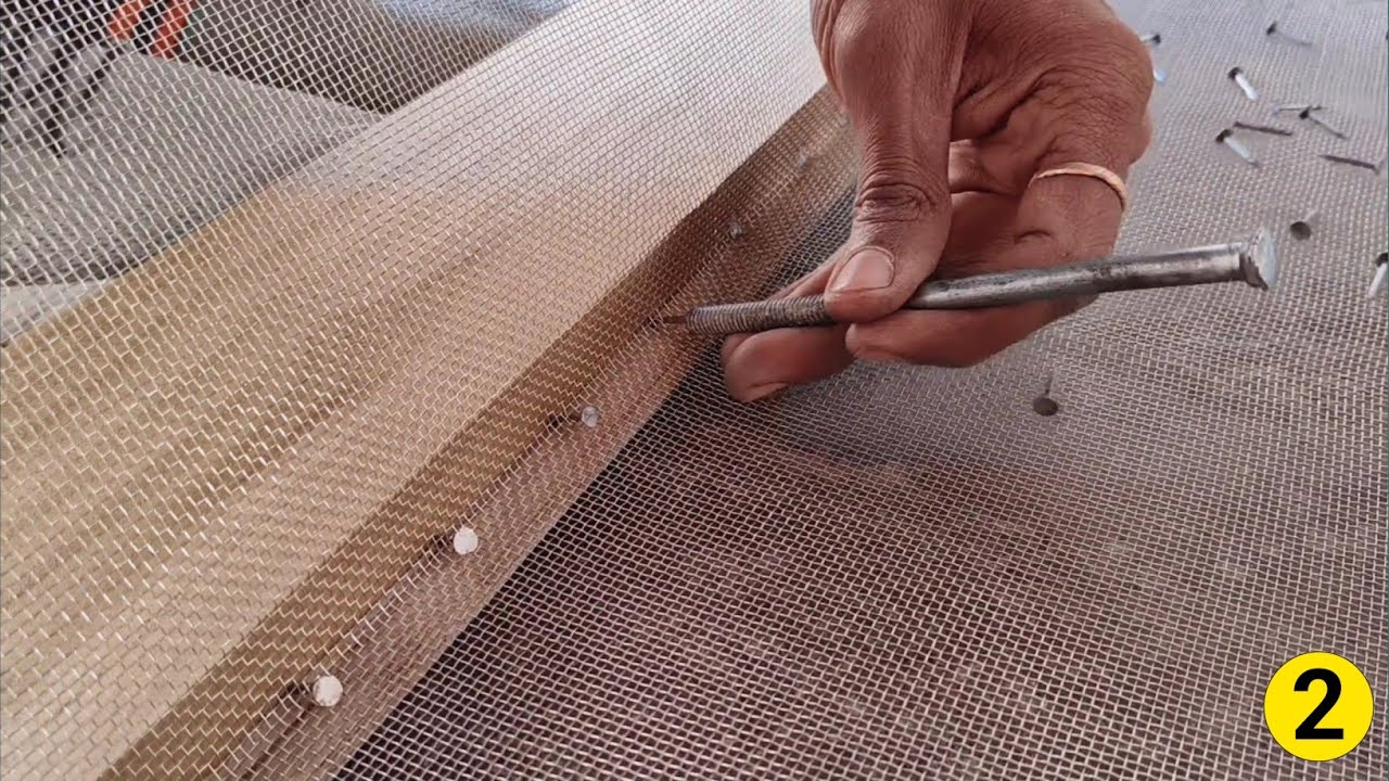 2 Jali door me jali kaise tight karne| jali door me jali kaise lagaye| jali door design 