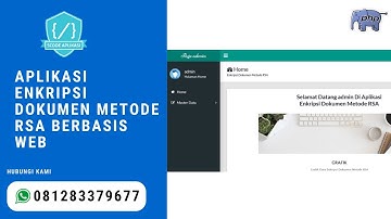 Source Code Aplikasi Enkripsi & Dekripsi File Berbasis Web