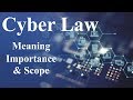 Meaning and Scope of Cyber Law | Cyber Law | Law Guru