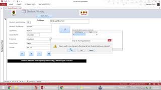 Modifying Form Controls  | MS Access Database 36