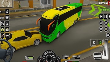 Euro Coach Bus Simulator Indonesia Gameplay | Realistic Bus Driving Game Android 2025