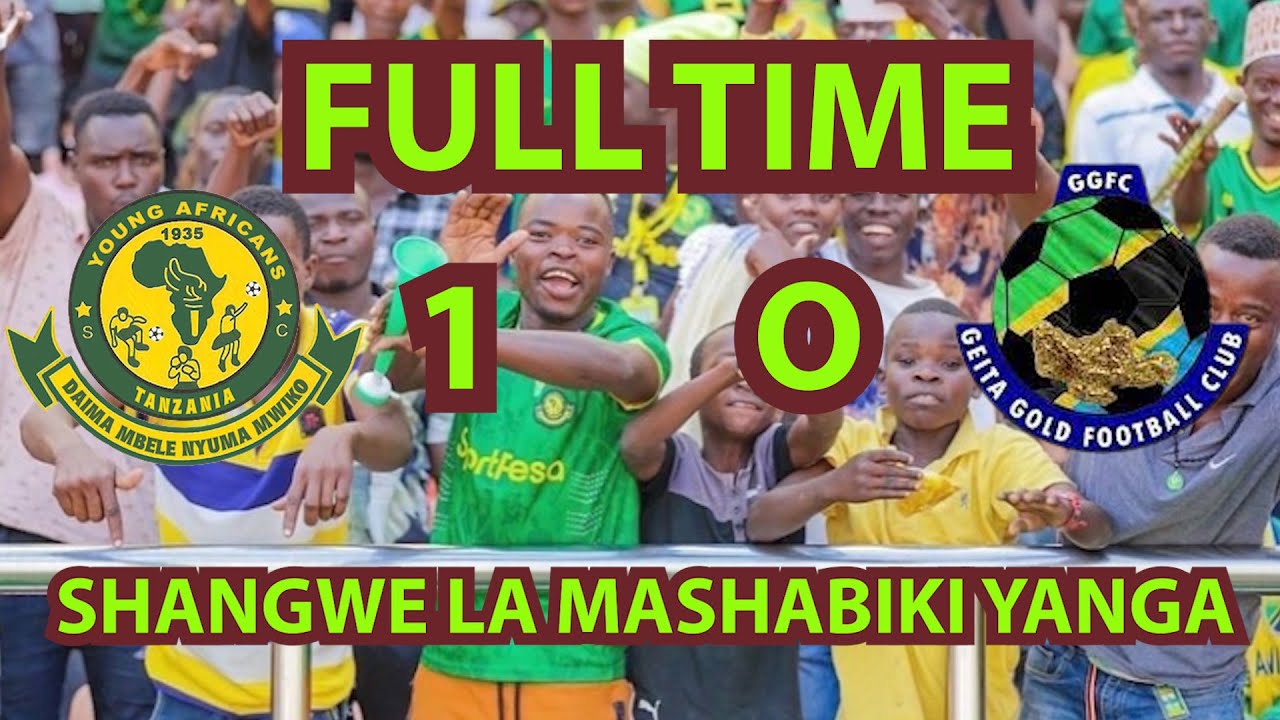 #live TAZAMA SHANGWE LA MASHABIKI WA YANGA KUTINGA NUSU FAINALI KWA ...