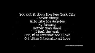 Pitbull - International Love LYRICS 2012 ft Pitbull, Chris Brown