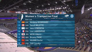 Trampoline World championship,Baku 2021 - Final Women.ЧМ по прыжкам на батуте 2021.Женщины.Финал