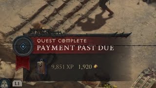 DIABLO 4: Payment past due