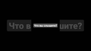 Что вы слышите? #shorts