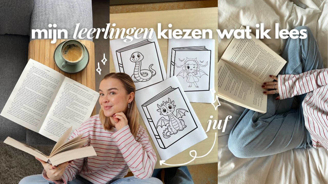 mijn leerlingen (kleuters) bepalen welk boek ik moet lezen! 👩🏼‍🏫📖 | leesvlog
