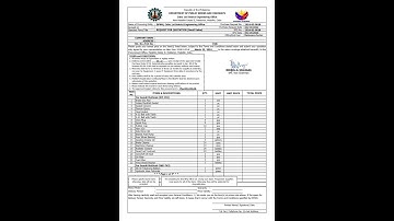 Request for Quotation (RFQ) for March 22, 2024 - Opening of Bids