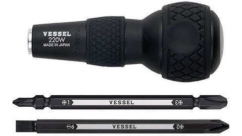  Vessel 220W Ball Head Hex Bit Screwdriver : Down & Dirty. 