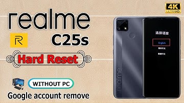 Realme C25s Hard Reset Andriod 13 || Realme C25s Factory Reset by Recovery Mode Without Pc ||2024