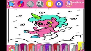 Magical Unicorn Coloring Pages tomimarcoss