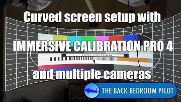 Setting up a curved screen with Immersive Calibration Pro 4 and multiple cameras (P3D v4)