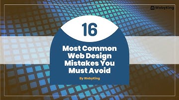 Most Common Web Design Mistakes You Must Avoid