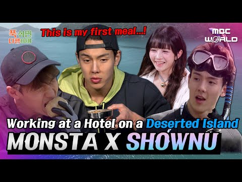 [SUB] Shownu&amp;#<strong>39</strong>;s Day as a Hotel Employee: Excelling in Swimming and <strong>Work</strong>🐻 #MONSTAX #SHOWNU