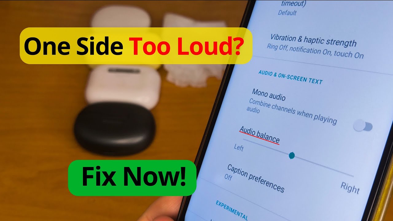 One Earbud Louder Than the Other? | How to Fix & Balance Left and Right Earphones Volume