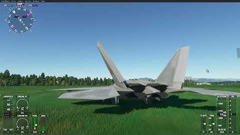 Microsoft Flight Simulator - F22 Thrust Vectoring