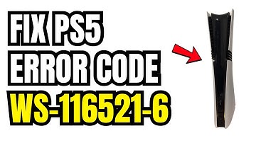 PS5: How to Fix Error Code WS-116521-6 “This Service is Currently Under Maintenance” (2025)