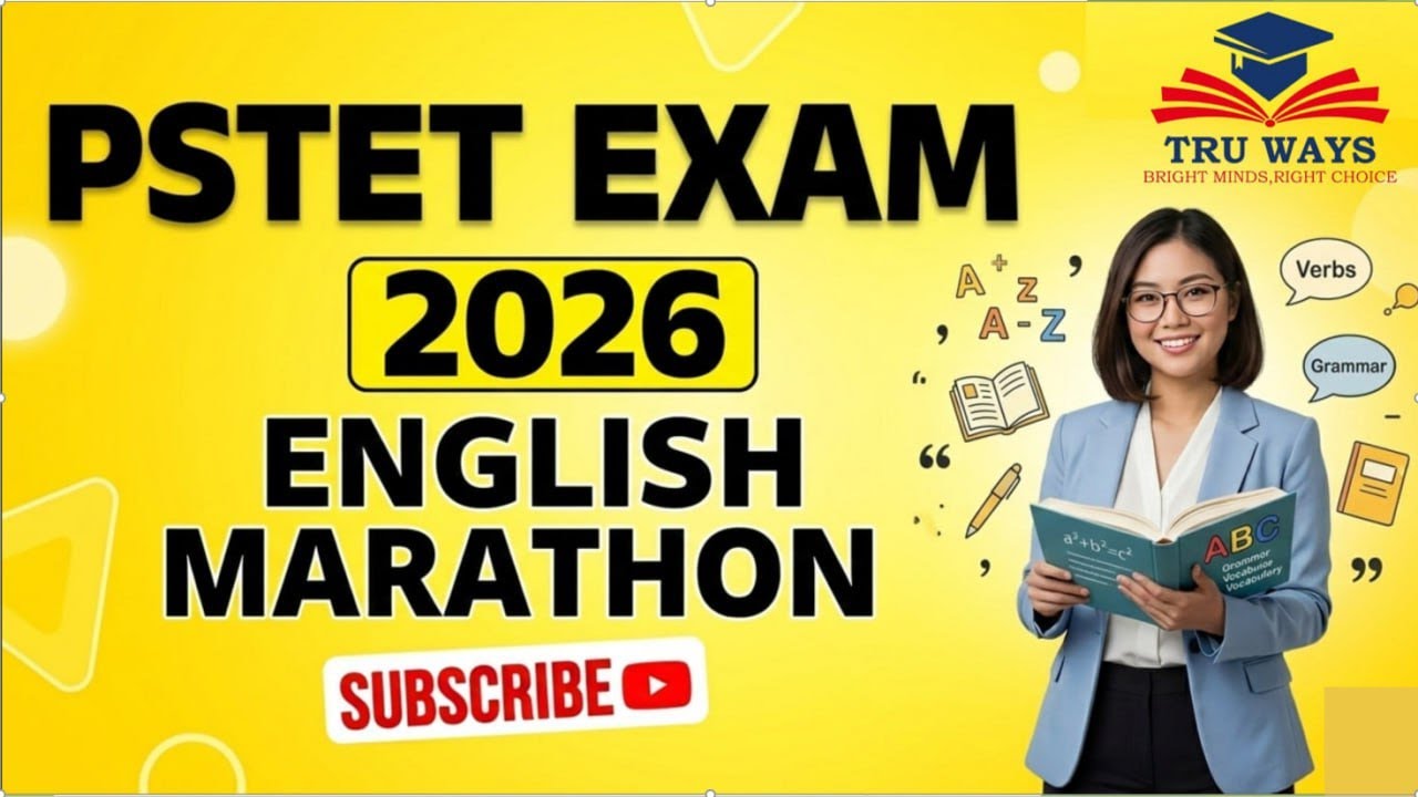 ENGLISH MARATHON (PSTET EXAM 2026)
