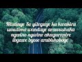 Ntutinye by Ambassador Of Christ (lyrics video)