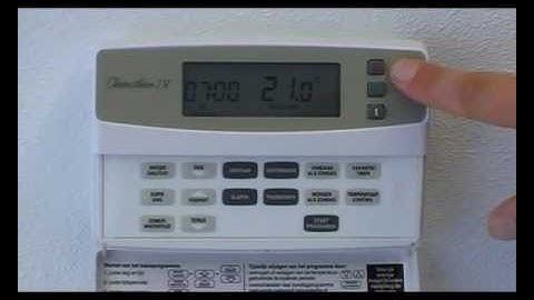 Programma instellen Chronotherm IV (T8602A-NL8) | Honeywell Home